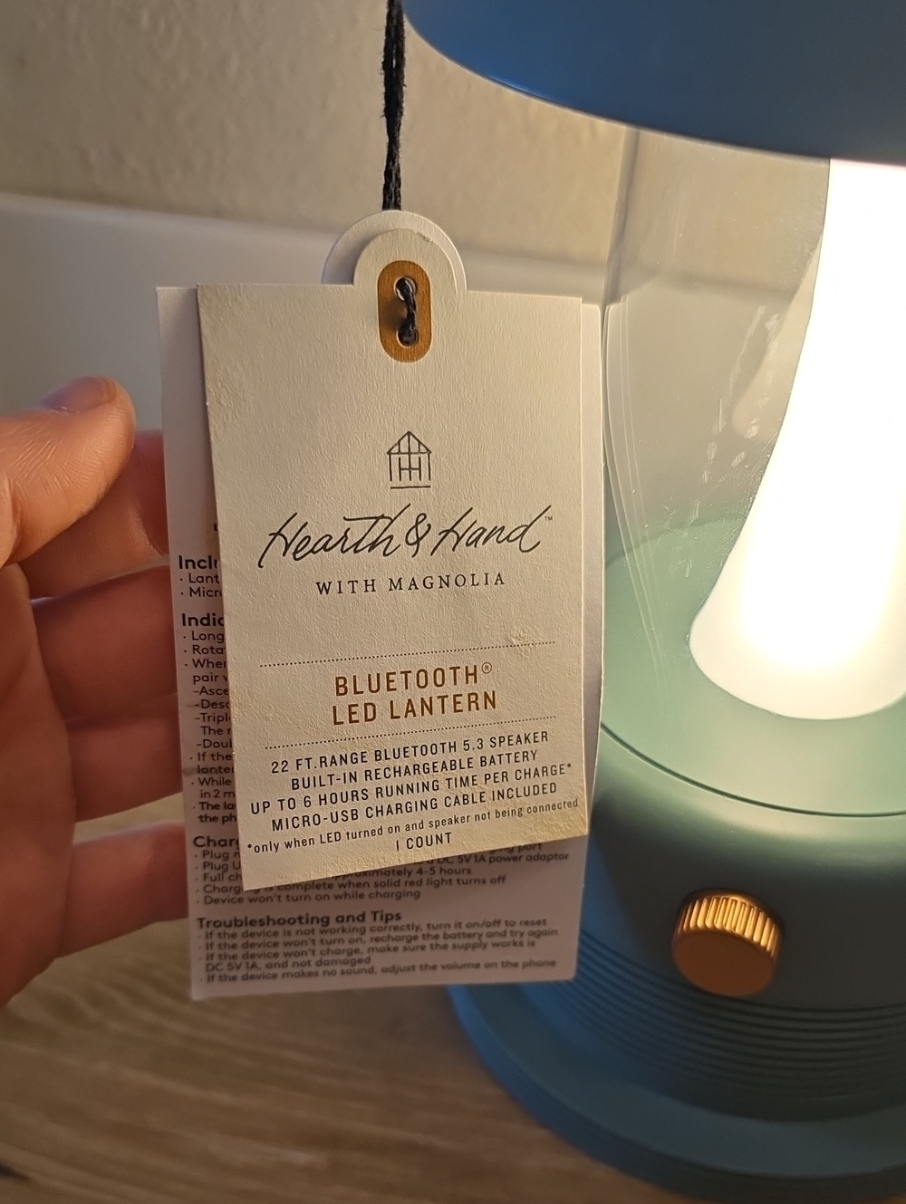 Bluetooth LED Lantern - Picture 3 of 3